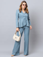 Exude The A-Line Statement Set Cyan